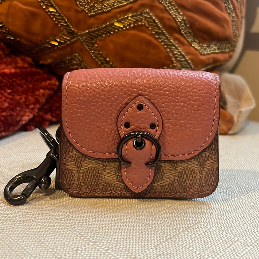 Coach Beat Bag keychain/ bag charm